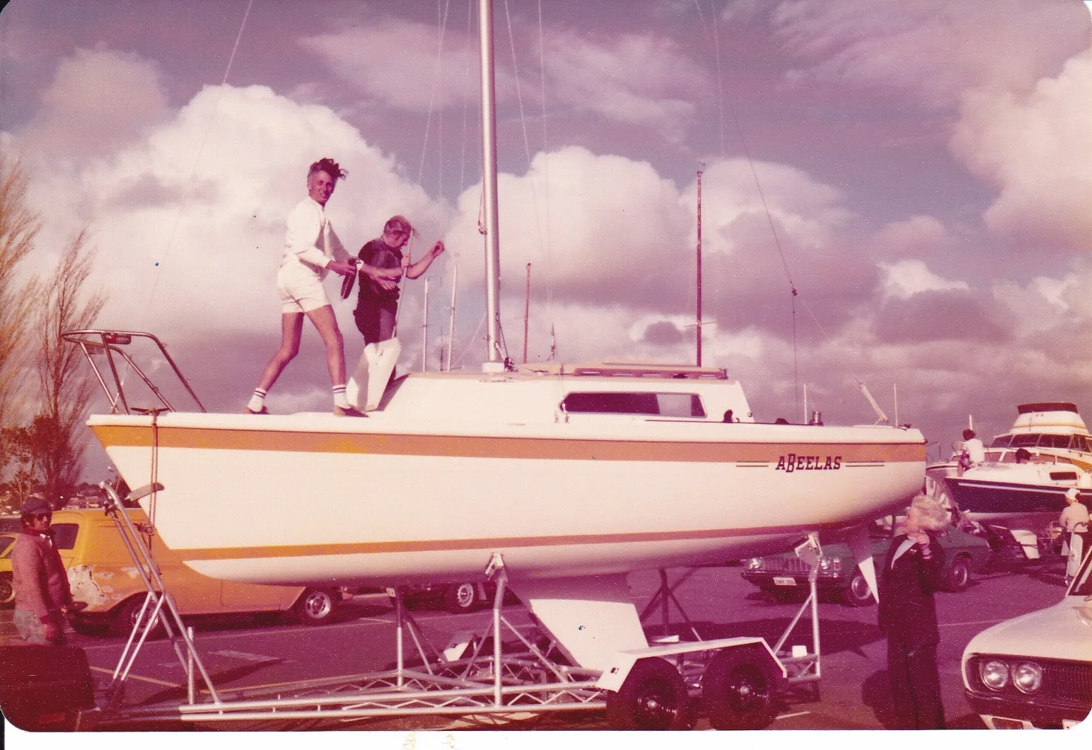 Launching day at SoPYC in Oct ’77
